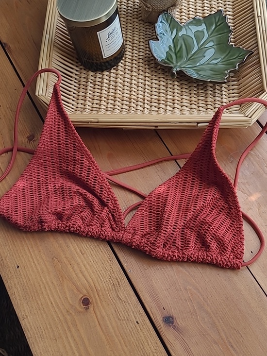 No Boundaries Other - Terracotta/Brown/Rust Bikini Top
